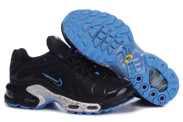 Womens Nike Air Max TN With Black Blue Shoes - Click Image to Close